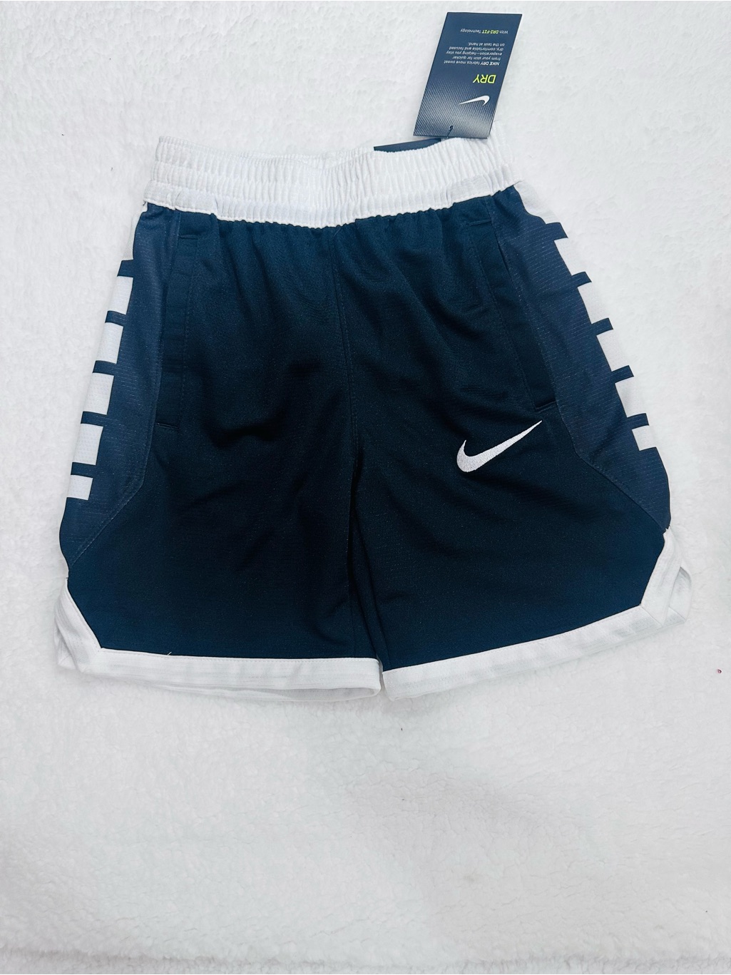 Boy’s Nike Black And White Shorts